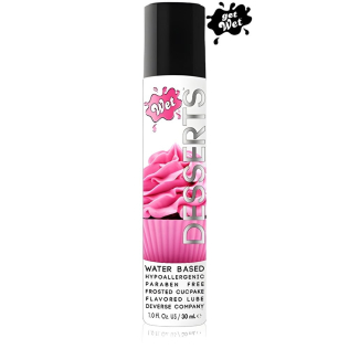 Оральный съедобный лубрикант со вкусом и ароматом Капкейка WET Desserts Frosted 30мл