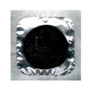 Презерватив черного цвета с ароматом шоколада Love Match Arromatizato 1 штука