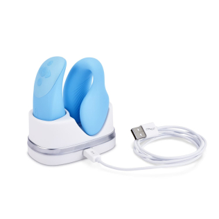 Вібратор для пар на дистанційному управлінні We-Vibe Chorus колір блакитний