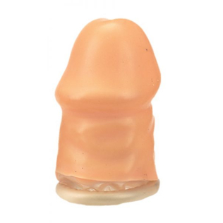 Латексная насадка презерватив на половой член телесная HEAD SHOCKERS SHORT