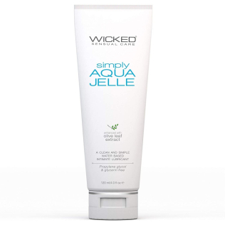 Лубрикант на водной основе Wicked Sensual Care Simply aqua jelle 120 мл