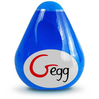Мастурбатор яйцо синего цвета Gvibe NEW! Gvibe Gegg