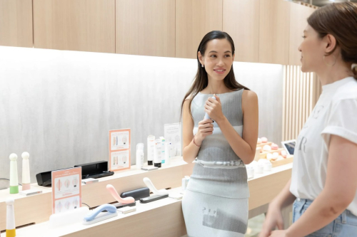 Вибратор для клитора Iroha Tori Tenga розовый - 7