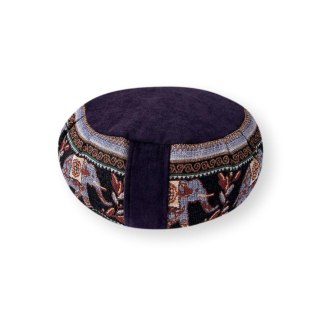 Подушка для медитации Дзафу RAO 33*15 см слон/синий