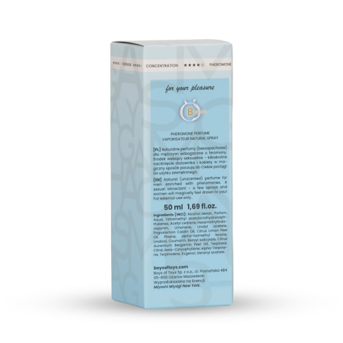 Духи з феромонами для чоловіків Miyoshi Miyagi PURE for MAN 50 мл - 7