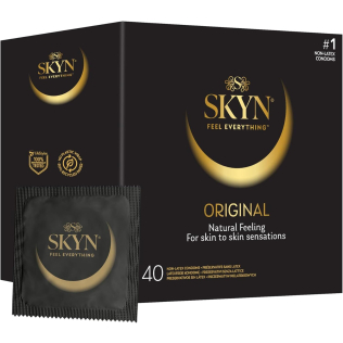 Презервативы классические безлатексные из полиизопрена SKYN Original 40 штук