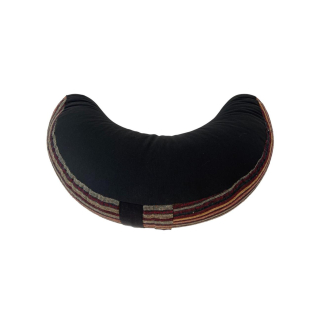 Подушка для медитации Полумесяц Kolo 46х17х15 см Полоски Черный