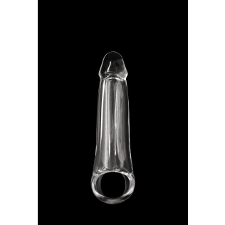 Удлиняющая реалистичная насадка на член с кольцом прозрачного цвета NS Novelties Rrenegade fantasy extension SM