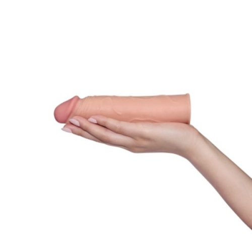 Удлиняющая насадка на член + 2.5 см с закрытой головкой Lovetoy - 2