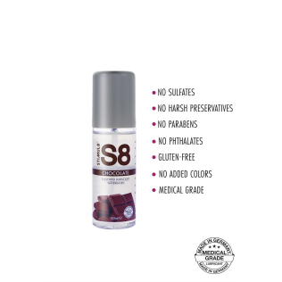 Лубрикант оральный на водной основе со вкусом шоколада Stimul8 Flavored 125 мл