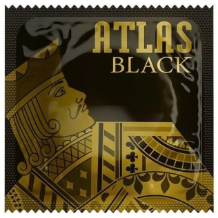 Презерватив классический черный ONE Atlas Black 1 штука