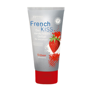 Оральный лубрикант со вкусом клубники Joy Division FrenchKiss Strawberry 75 мл